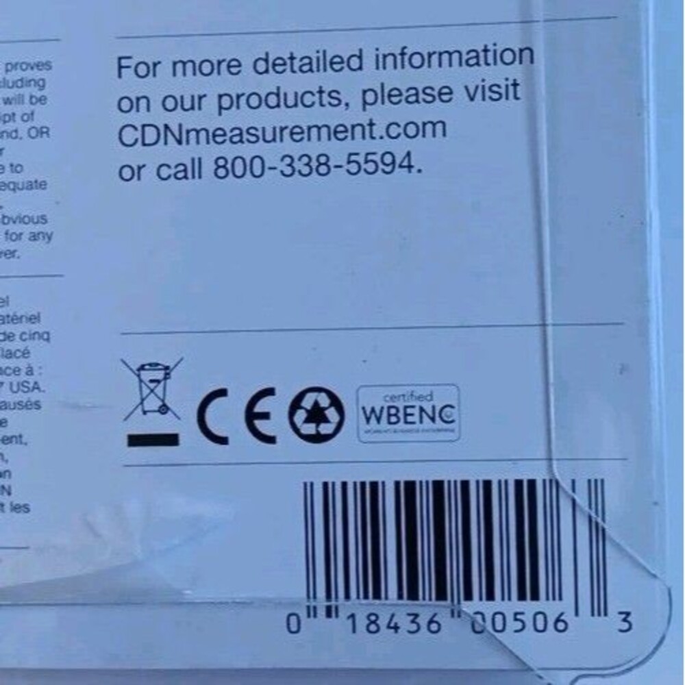 CDN Digital Candy Thermometer Model DTC450 Pre-Programmed & Programmable NIB - Picture 5 of 6